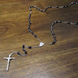 Rosary with case