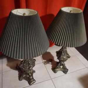 Deux lampes de chevet